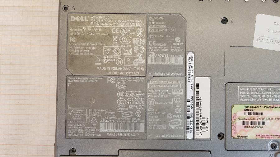 089-152-004 Ноутбук DELL LATITUDE D610 #12