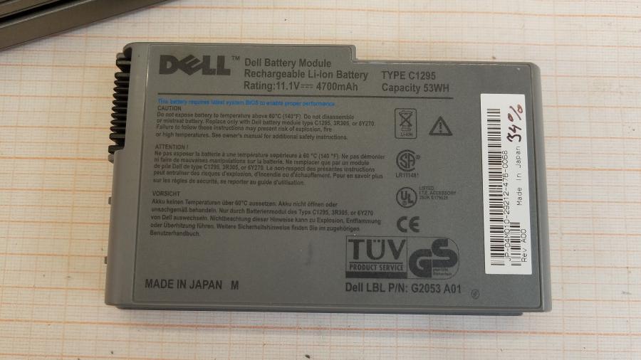 089-152-004 Ноутбук DELL LATITUDE D610 #14
