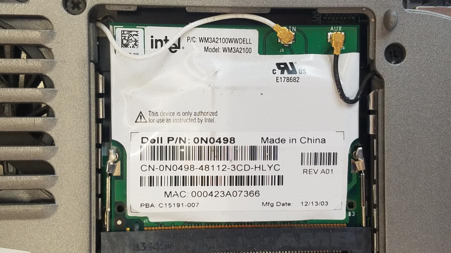 089-153-024 Ноутбук DELL Latitude D600 PP05L #15