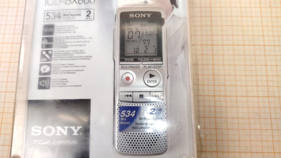 147-097-001 Диктофон SONY ICD-BX800 #3