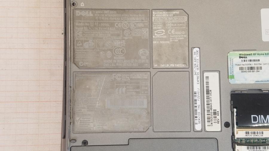 089-153-008 Ноутбук DELL Latitude D600 PP05L #12