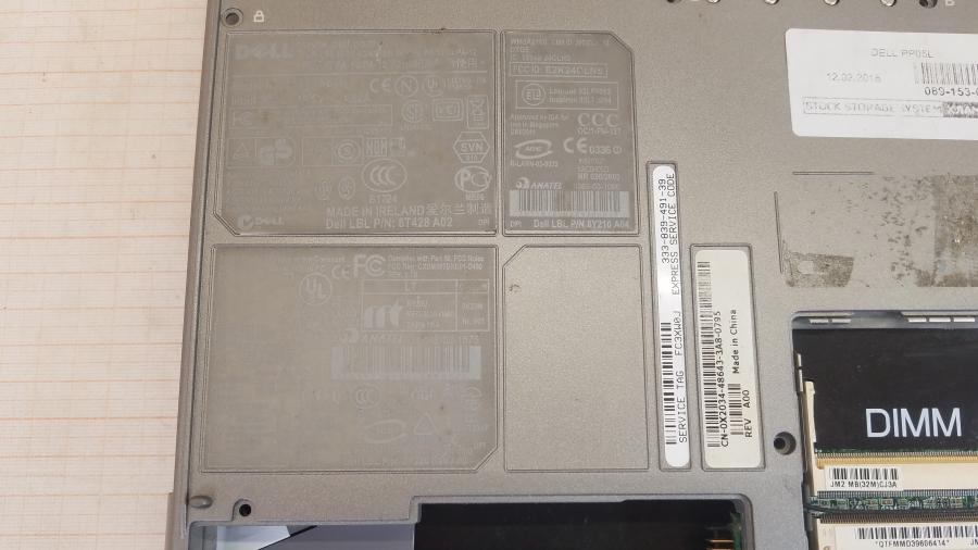 089-153-002 Ноутбук DELL Latitude D600 PP05L #13