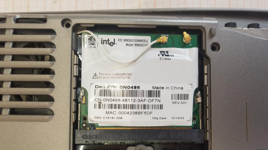 089-153-002 Ноутбук DELL Latitude D600 PP05L #15