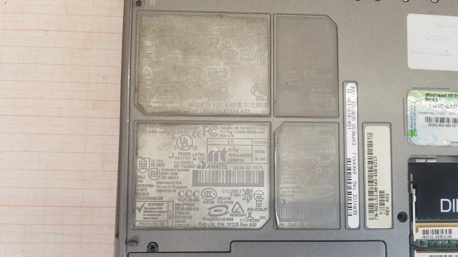 089-153-026 Ноутбук DELL Latitude D600 PP05L #11