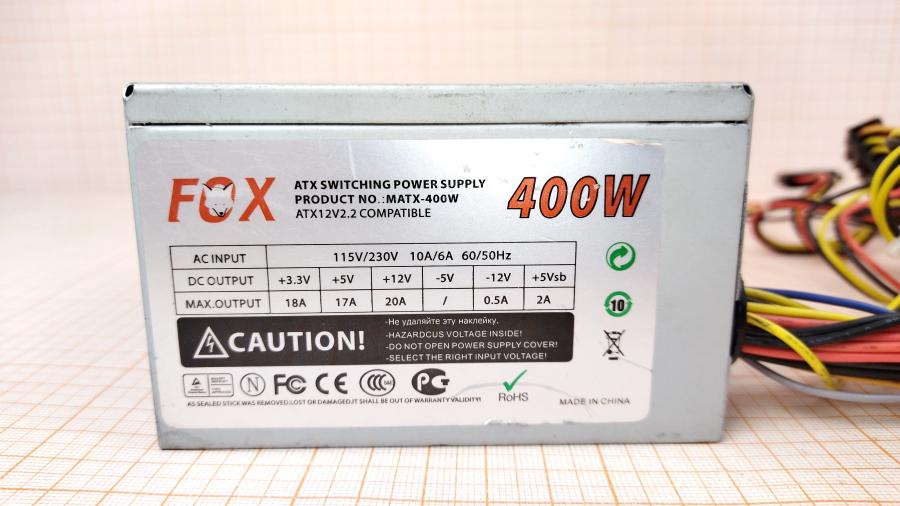 114-223-001 БП SFX FOX MATX-400W #5