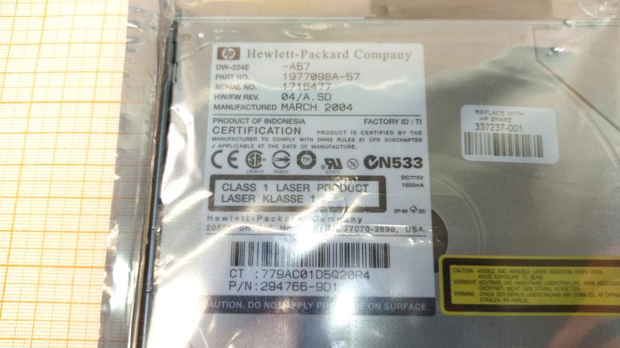 114-243-001 Привод IDE Slim HP DW-224E #2