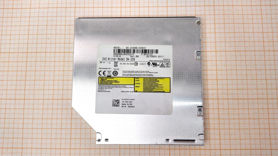 114-270-001 Привод SATA Slim TSST(TOSHIBA-SAMSUNG STORGE TECHNOLOGIES) SN-208BB/DEMHF #3
