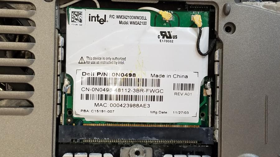 089-153-015 Ноутбук DELL Latitude D600 PP05L #13