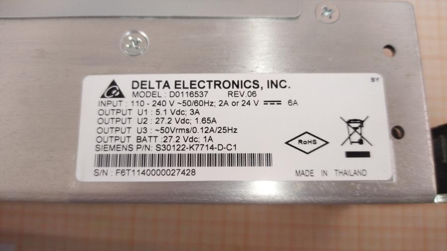 114-277-001 Блок питания АТС SIEMENS S30122-H7714-X20-1 #12