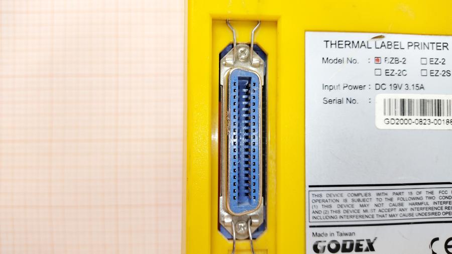 067-002-001 Термопринтер Godex BZB-2 #7