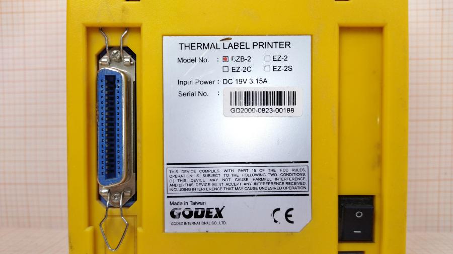067-002-001 Термопринтер Godex BZB-2 #9