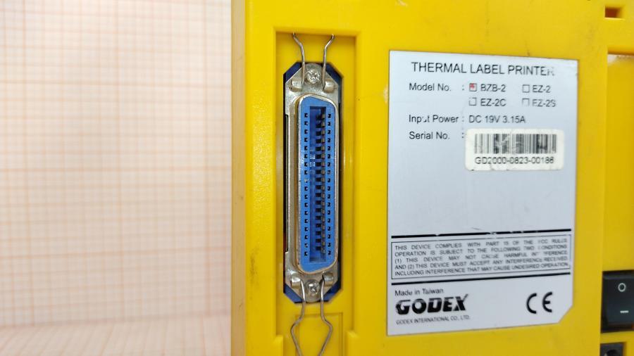 067-002-005 Термопринтер Godex BZB-2 #7