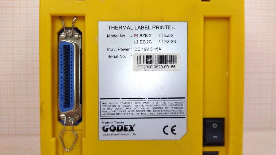 067-002-005 Термопринтер Godex BZB-2 #9