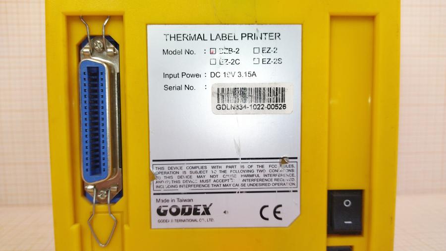 067-002-006 Термопринтер Godex BZB-2 #9