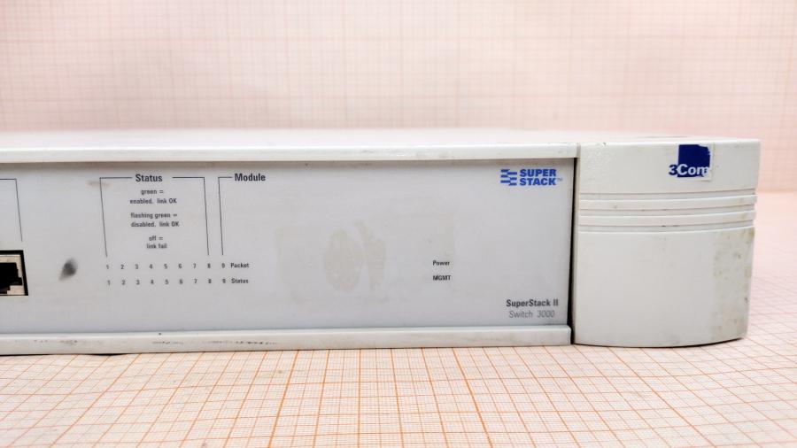 043-072-001 Коммутатор управляемый 3COM SuperStack II Switch 3000 (3C16941A) #4