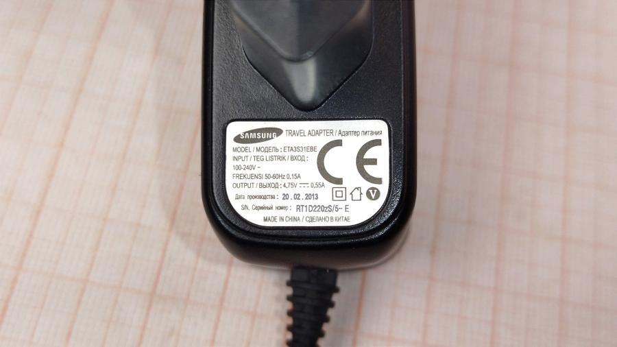 114-310-001 СЗУ для мобильных устройств SAMSUNG ETA3S31EBE #4