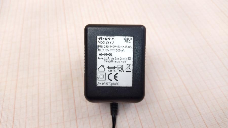 114-314-001 Зарядное устройство Ariete 2770 (0P277001AR0) #2