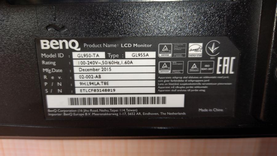 215-002-002 Монитор ЖК BENQ GL955A #8