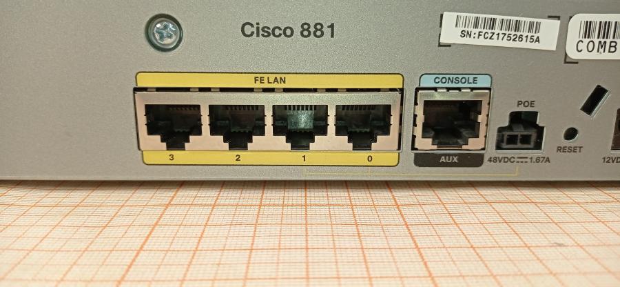 215-014-001 Маршрутизатор CISCO 881-K9 #10