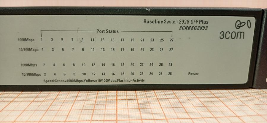 215-015-001 Коммутатор управляемый 3COM Baseline Switch 2928-SFP Plus #11