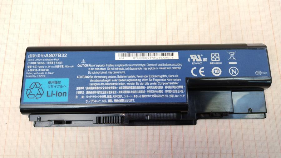 114-343-001 АКБ для ноутбука ACER AS07B32 #2