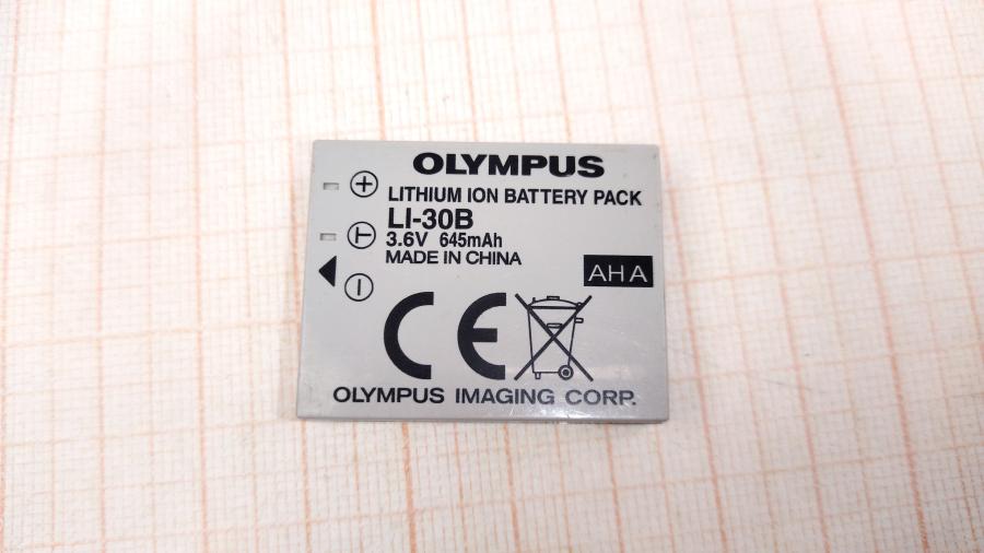 114-353-001 Аккумулятор для бытовой техники OLYMPUS LI-30B #2