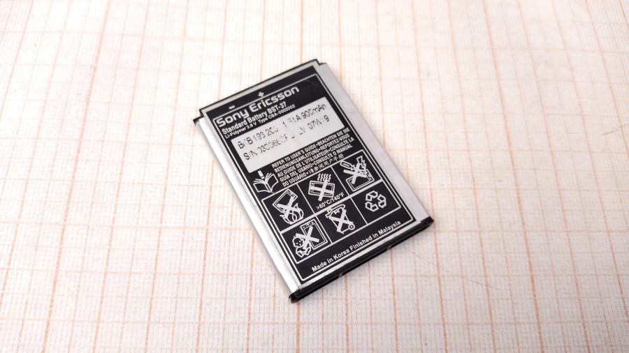 114-355-001 АКБ д/смартфона Sony Ericsson BST-37 #1
