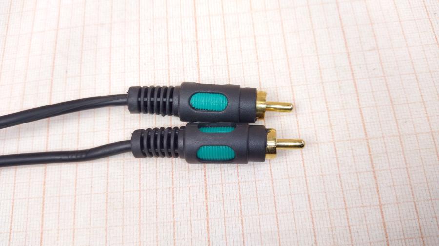 165-907-002 RCA audio cable  5-100 1m/2x1RCA #2