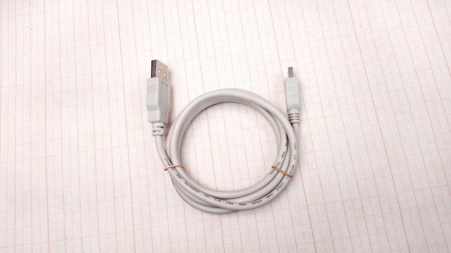 165-931-001 Кабель mini-usb  USB A (M) - Mini-USB (M) 1m gry #1