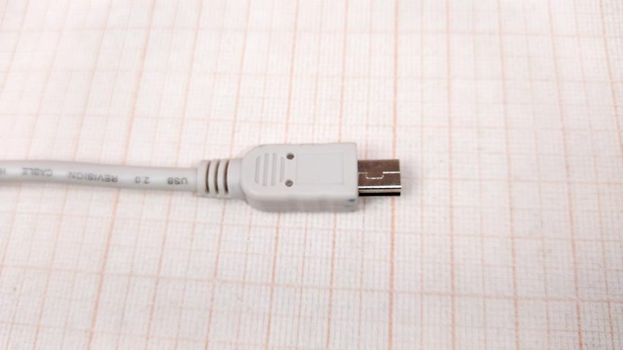 165-931-001 Кабель mini-usb  USB A (M) - Mini-USB (M) 1m gry #4