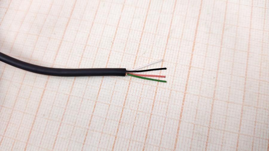 165-937-001 Кабель USB  USB A (M) - Pigtail 1.8m blk #4