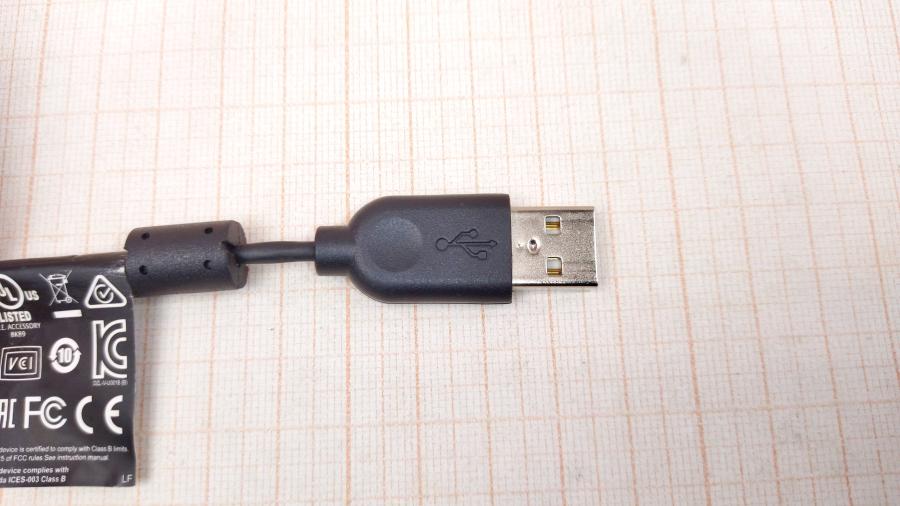 165-944-001 Кабель USB Logitech  USB A (M) - 4pin+GND (V-U0018) #2