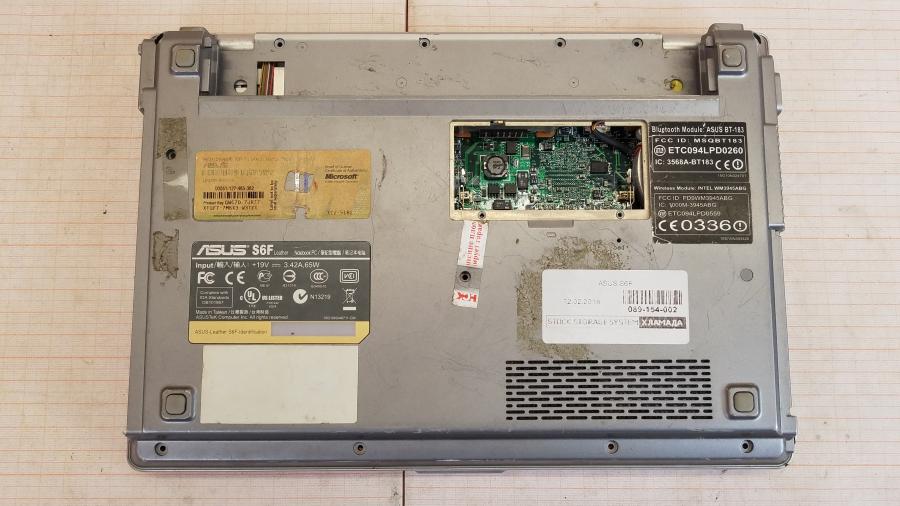 089-154-002 Ноутбук ASUS S6F #12