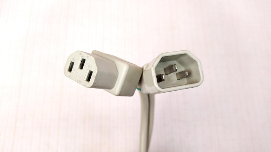 114-426-001 Удлинитель питания IEC-C14 JI-HAW IEC C13 - IEC C14 1.8m gry #3