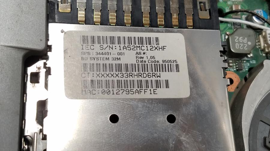 147-100-002 Ноутбук HP COMPAQ nc6000 #14