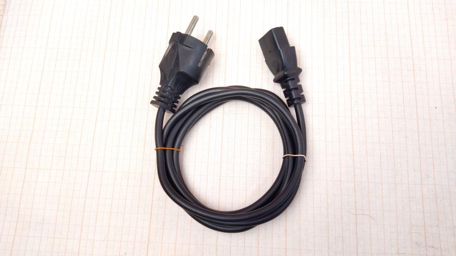 114-444-001 Кабель питания CEE7/7   CEE7/7 - IEC-C13 3G×0.5мм² 1.8M #1