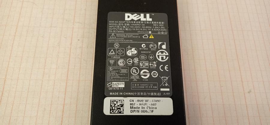 134-029-001 БП для ноутбука DELL HA90PE1-00 #7