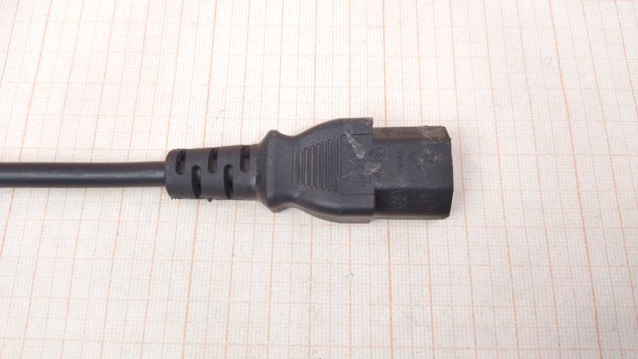 114-449-001 Кабель питания CEE7/7   CEE7/7 Угловой - IEC-C13 3G×0.75мм² 1.2M #4