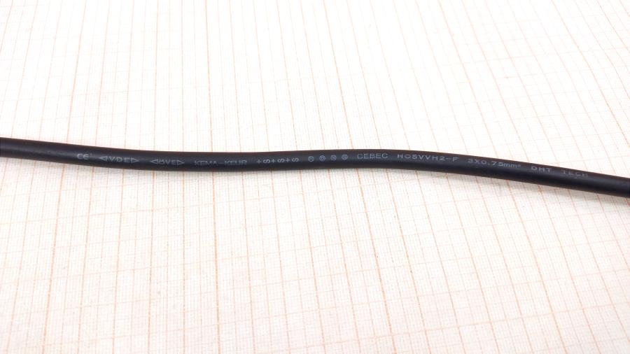 114-449-001 Кабель питания CEE7/7   CEE7/7 Угловой - IEC-C13 3G×0.75мм² 1.2M #6