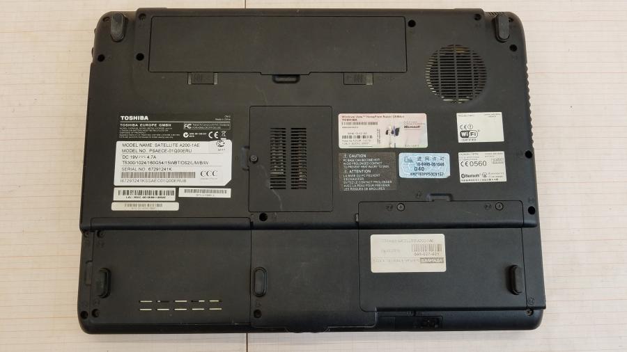 089-027-001 Ноутбук TOSHIBA SATELLITE A200-1AE #9