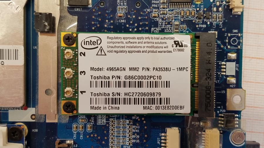 089-027-001 Ноутбук TOSHIBA SATELLITE A200-1AE #17