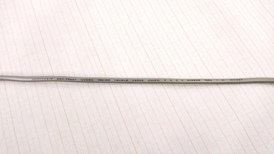 114-456-001 Кабель питания CEE 7/16   CEE7/16 - IEC-C7 2G×0.75мм² 1.8M gry #6