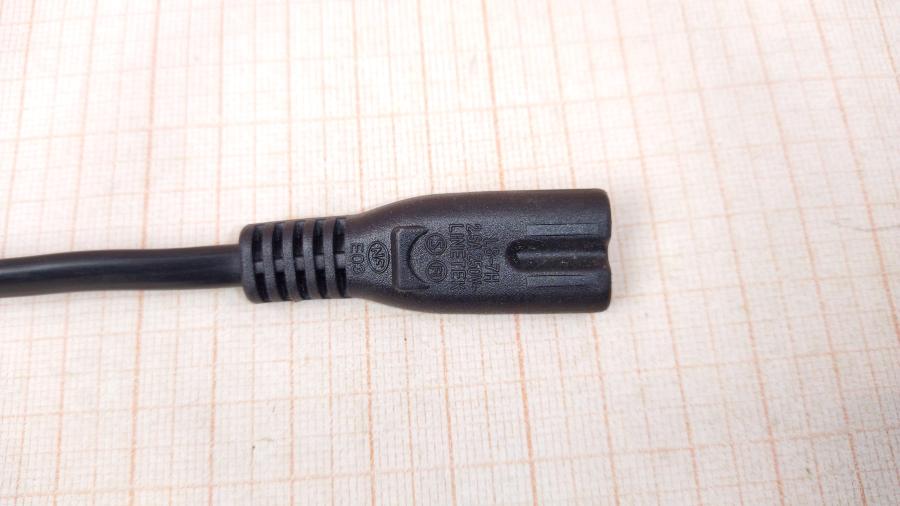 114-457-001 Кабель питания CEE 7/16 LINETEK CEE7/16 - IEC-C7 2G×0.75мм² 1.8M blk #4