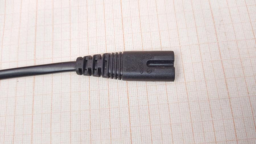 114-459-001 Кабель питания CEE 7/16   CEE7/16 - IEC-C7 2G×0.75мм² 1.8M blk #4