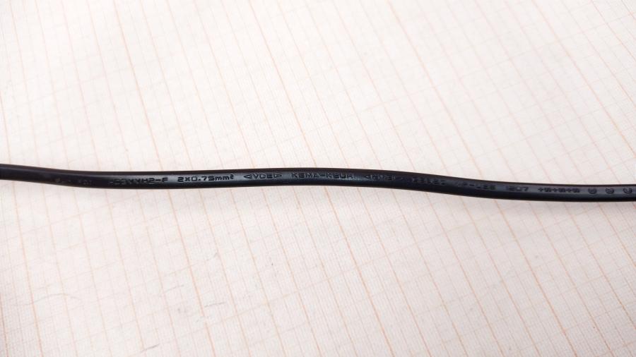 114-459-001 Кабель питания CEE 7/16   CEE7/16 - IEC-C7 2G×0.75мм² 1.8M blk #6