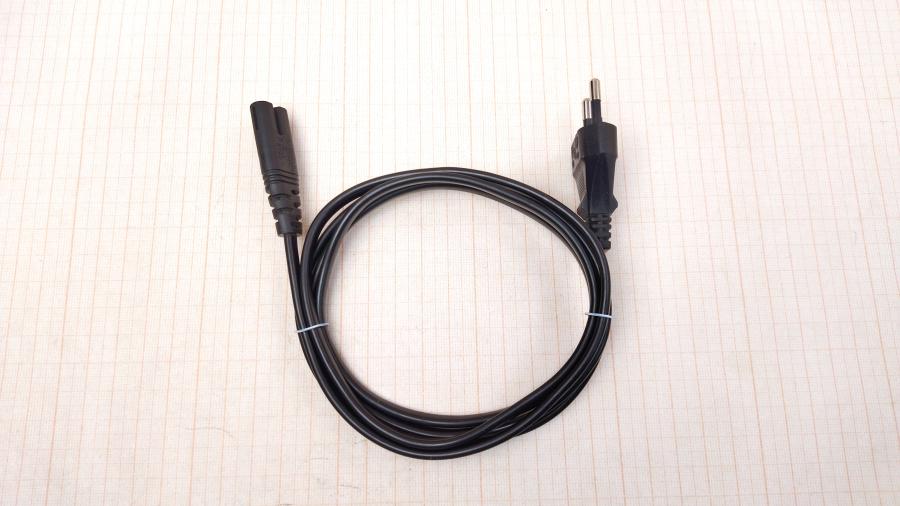 114-460-001 Кабель питания CEE 7/16 LONGWELL  CEE7/16 - IEC-C7 2G×0.75мм² 1.5M blk #1