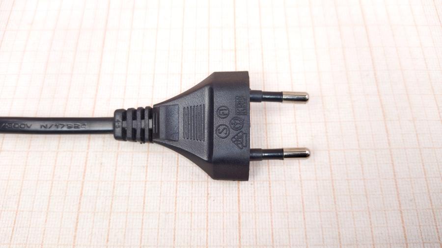 114-460-001 Кабель питания CEE 7/16 LONGWELL  CEE7/16 - IEC-C7 2G×0.75мм² 1.5M blk #2