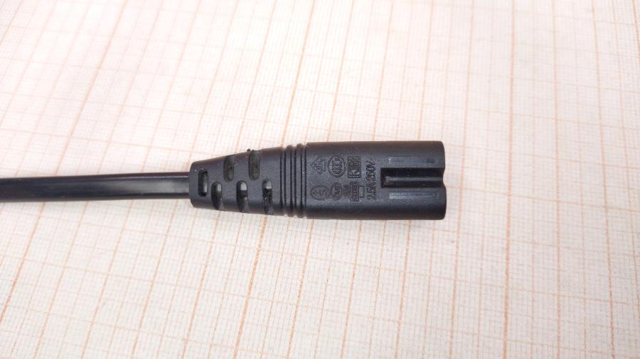 114-460-001 Кабель питания CEE 7/16 LONGWELL  CEE7/16 - IEC-C7 2G×0.75мм² 1.5M blk #4