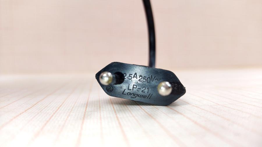 114-461-001 Кабель питания CEE 7/16 LONGWELL CEE7/16 - IEC-C7 2G×0.75мм² 1.8M #3