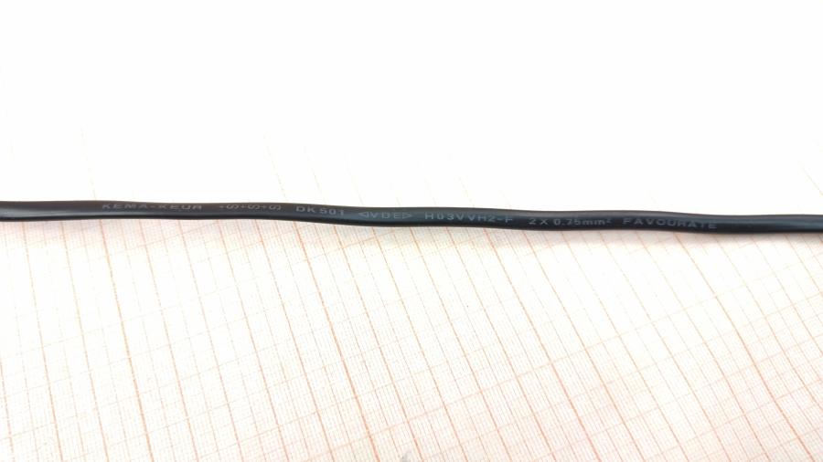 114-464-001 Кабель питания CEE 7/16   CEE7/16 - IEC-C7 2G×0.75мм² 1.8M 6A #6